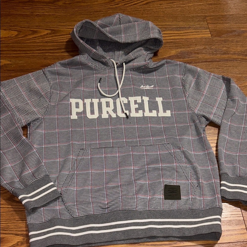 Rare Todd Snyder x Converse Jack Purcell Knit Plaid Houndstooth Hoodie Size‎ Med